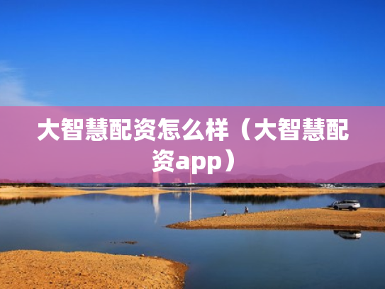 大智慧配资怎么样（大智慧配资app）