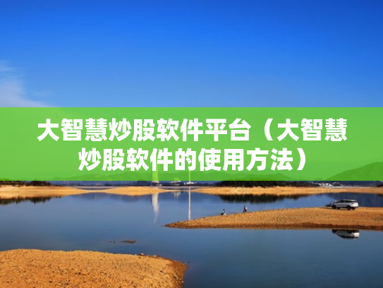 大智慧炒股软件平台（大智慧炒股软件的使用方法）