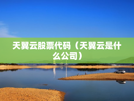 天翼云股票代码（天翼云是什么公司）