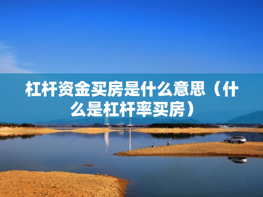 杠杆资金买房是什么意思（什么是杠杆率买房）
