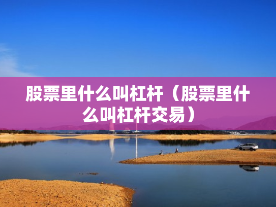 股票里什么叫杠杆（股票里什么叫杠杆交易）