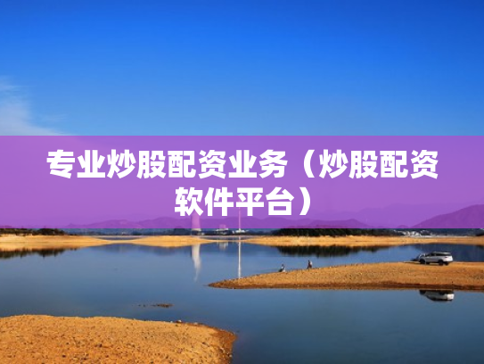 专业炒股配资业务（炒股配资软件平台）