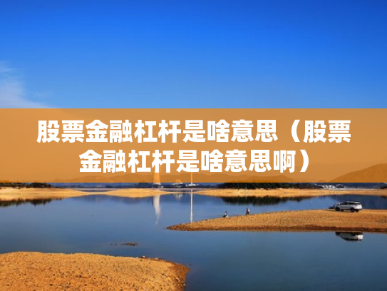 股票金融杠杆是啥意思（股票金融杠杆是啥意思啊）
