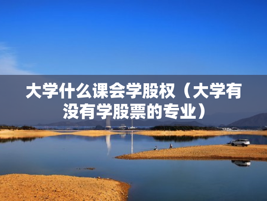 大学什么课会学股权（大学有没有学股票的专业）