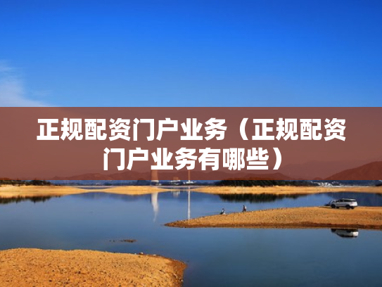 正规配资门户业务（正规配资门户业务有哪些）