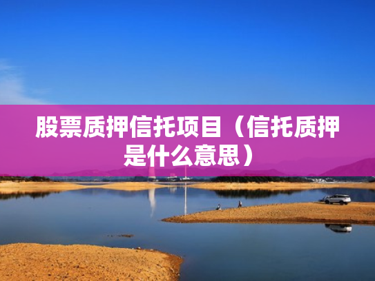 股票质押信托项目（信托质押是什么意思）