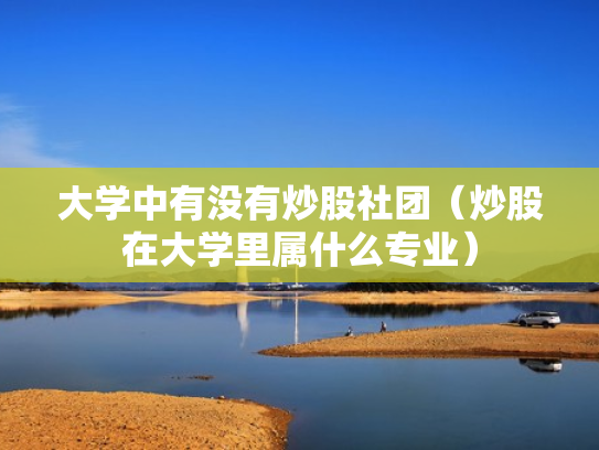 大学中有没有炒股社团（炒股在大学里属什么专业）
