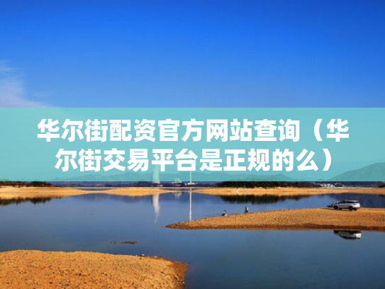 华尔街配资官方网站查询（华尔街交易平台是正规的么）