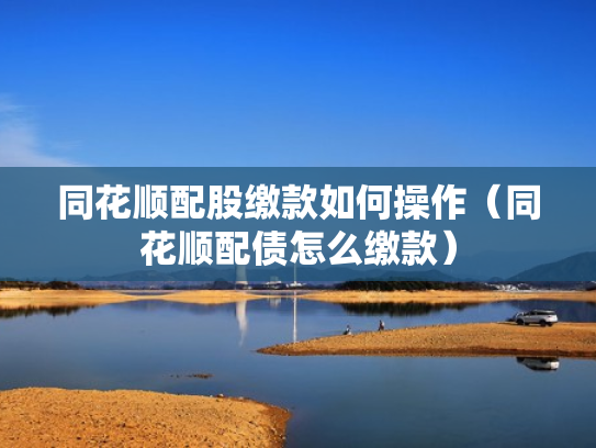 同花顺配股缴款如何操作（同花顺配债怎么缴款）